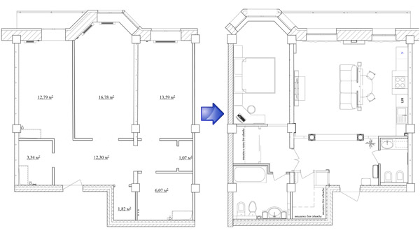 Перепланировка квартир 2